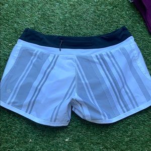 Lululemon striped shorts